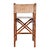Modern Leather Bar Stool - Brown For Sale - Image 3 of 6