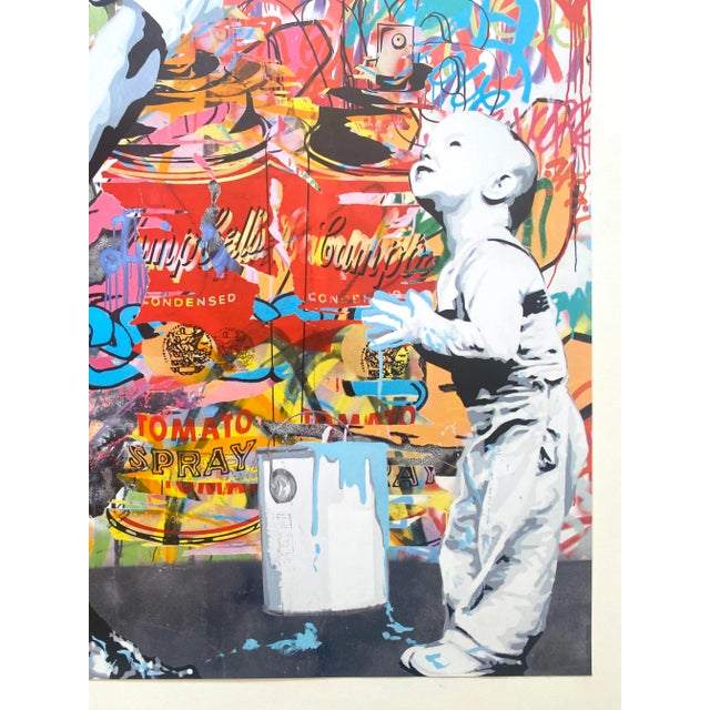 Mr.Brainwash ポスター　Banksy 額装付き Mr. Brainwash | Banksy Thrower (2020) | Artsy