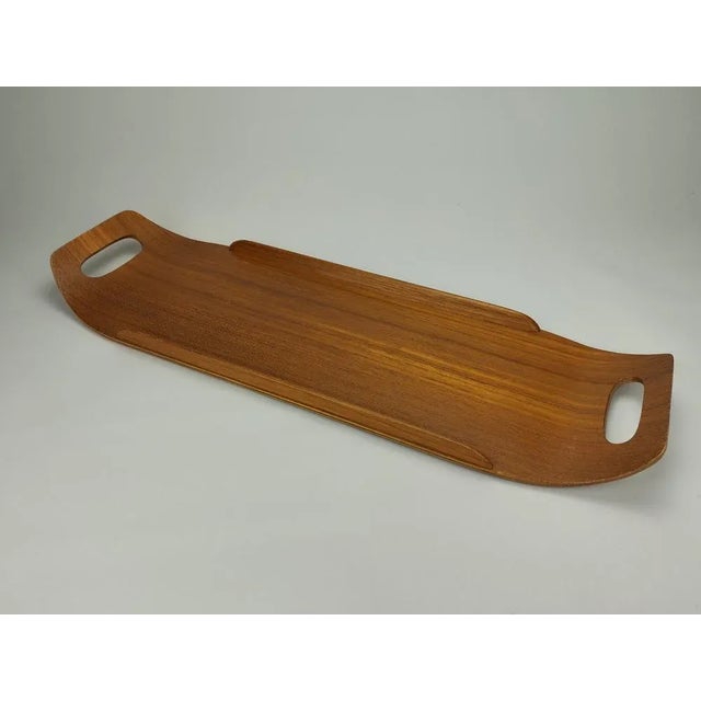 Wood Mid-Century Scandinavian Tablets in Teak, 1960s, Set of 2 For Sale - Image 7 of 10