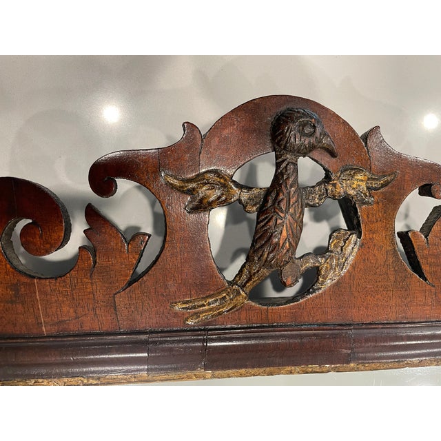 Traditional Georgian Mahogany Vauxhill Wall Mirror C 1770 For Sale - Image 3 of 9