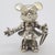 Italian Vintage Italian Handmade Genuine Silver Minnie With Umbrella Character Figurine Sculpture, Made in Arezzo (Ar, Tuscany) For Sale - Image 3 of 10
