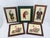 Vintage Theorem-Style Folk Art Santa Claus Christmas Wall Art – Set of 5 For Sale - Image 13 of 16