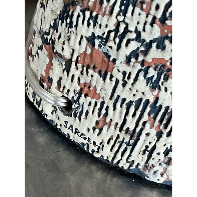 Ceramic Vintage 50s Sargeri Mid-Century Modern Lamp For Sale - Image 7 of 7