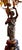 French Pair French Neoclassical Bronze, Dor'e Bronze & Belgique Noir Candelabra, Electrified, Ca. 1870 For Sale - Image 3 of 14