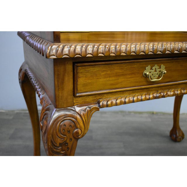 Brown Legacy Escritoire Secretary Desk - Light Brown Walnut For Sale - Image 8 of 11