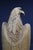 Wood Large Hand-Carved Pine Bald Eagle Sculpture on Saw-Cut Base For Sale - Image 7 of 13
