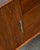 1960s Mid Century Modern Dresser Credenza BP John Metal 3 Drawer Walnut , Attributed For Sale In Sacramento - Image 6 of 12