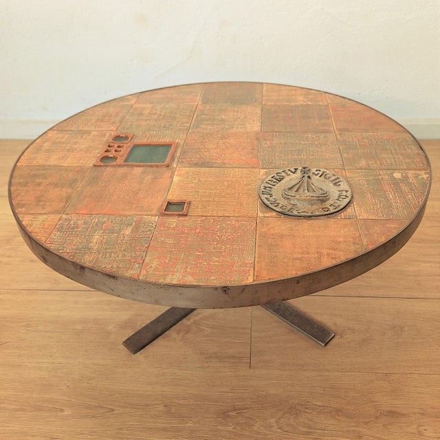 Mid-Century Modern Table from Vallauris, 1960s For Sale - Image 6 of 6