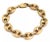 Gold Large Puff 14k Yellow Gold Mariner Link Bracelet For Sale - Image 8 of 12
