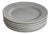 Asimmetria White Salad Plate by Björn Wiinblad for Rosenthal Studio Line, 1986, Set of 6 For Sale