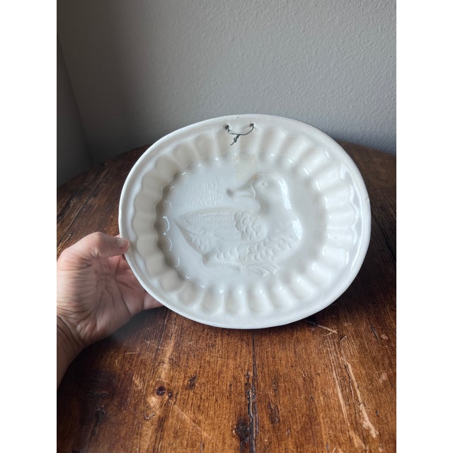 White Sigma the Tastesetter Duck Design Mold, Wall Decor For Sale - Image 8 of 9