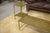 Gold Coffee Table and Side Tables in Verre Églomisé, 1980s, Set of 3 For Sale - Image 8 of 13