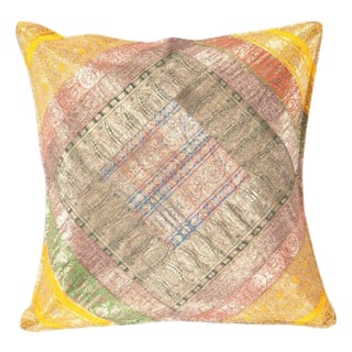 Pasargad DC Sari Silk Square Pillow Case For Sale