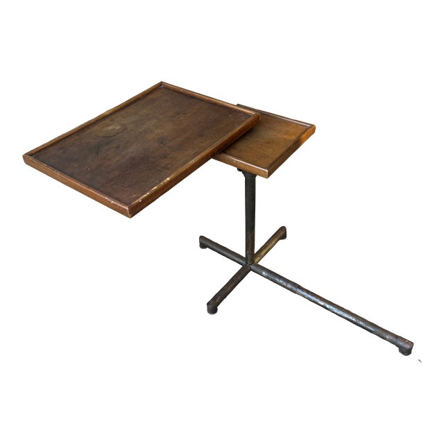 Vintage, French Adjustable Architect's Side Table For Sale