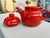Vintage Red Warchtersbach Ceramic Tea Pot For Sale - Image 4 of 6