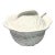 Vintage Mid-Century Modern White Ceramic Majolica Cabbage Soup Tureen For Sale