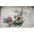 2020s Chinese Off White Porcelain Flower Cranes Rectangular Display Plate For Sale - Image 5 of 6