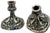 Victorian Antique Fine & Beautiful Victorian Tiffany & Company Heavy Solid Cast Silverplate Candlesticks - A Pair For Sale - Image 3 of 18