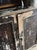 English Large Antique English Chippy Painted Black Pine Cupboard For Sale - Image 3 of 7