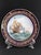 Exceptional pair of large hand-painted display plates in Sèvres-style, each featuring a dramatic 18th-century naval battle...