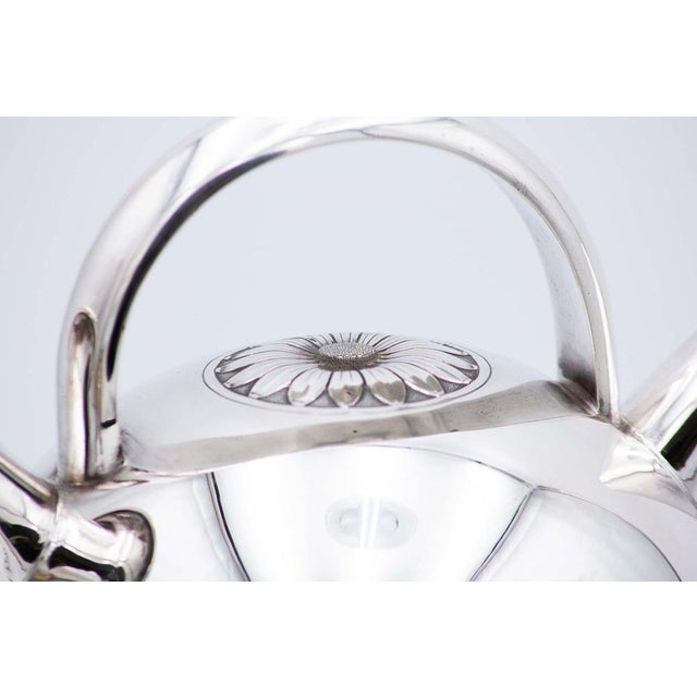 Silver Moringue with Relief Floral Motifs, in Good conditions.