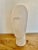 Figurative Vintage Elongated White Ceramic Head Figure For Sale - Image 3 of 6