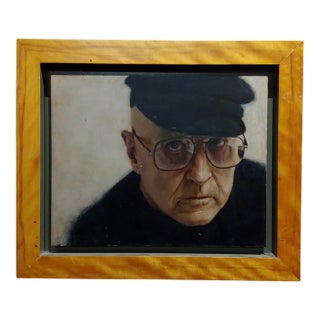 Paul Fenniak -Portrait of Rod Steiger -Oil Painting For Sale