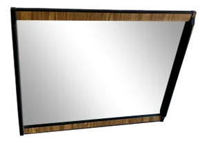 1960's Large Vintage Mid Century Modern Mirror by Kent Coffey