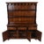 English Cupboard with Plate Rack in Oak For Sale