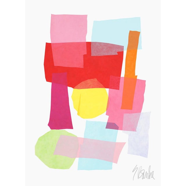 Paper Birthday Cake Fine Art Print 32" X 42" by Liz Roache For Sale - Image 7 of 7