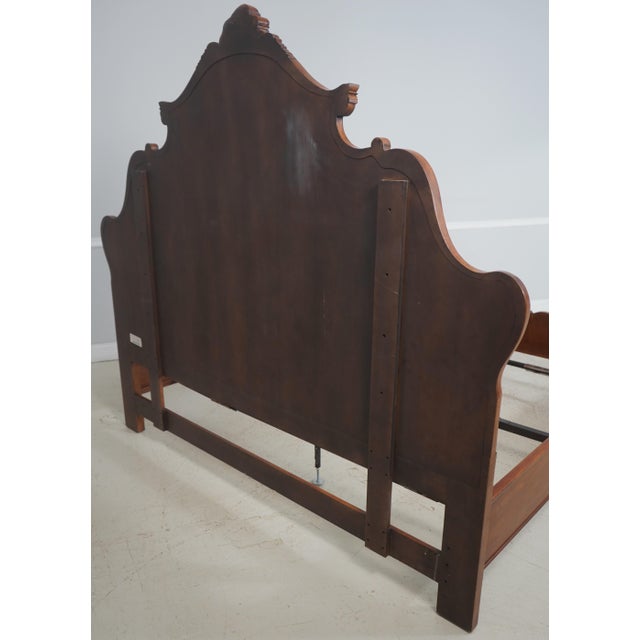 Century King Size French Style Cherry Bed For Sale - Image 16 of 18