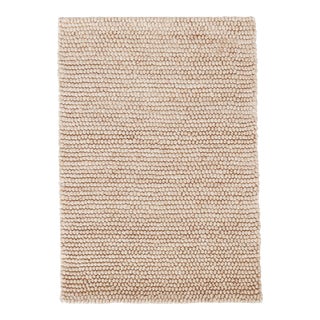 Dash & Albert by Annie Selke Niels Latte Woven Wool/Viscose Rug, 2'6" x 8' For Sale