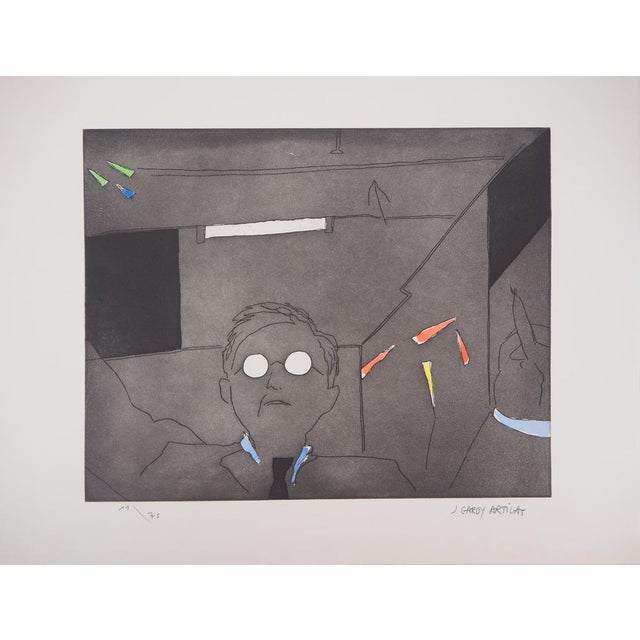 Joan Gardy-Artigas, Le peintre aveugle, Etching For Sale - Image 7 of 7