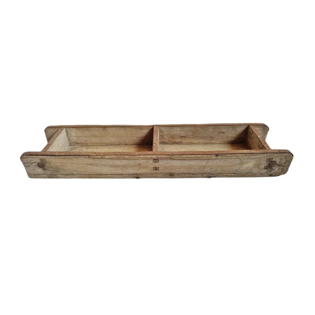 Wood Vintage Rustic Old Wood Brick Mold - Small For Sale - Image 7 of 7