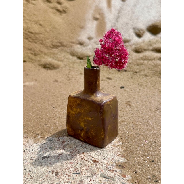 Free-Form Ceramic Art Vase in Earth Tones from Mobach-Keramik, Netherlands, 1960s For Sale - Image 14 of 18