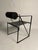 Metal Second Black Metal Chair Aka Mod. 602 attributed to Mario Botta, 1982 For Sale - Image 7 of 10