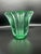 Green Crystal Vase by Pierre Davesn, 1950s For Sale - Image 4 of 9