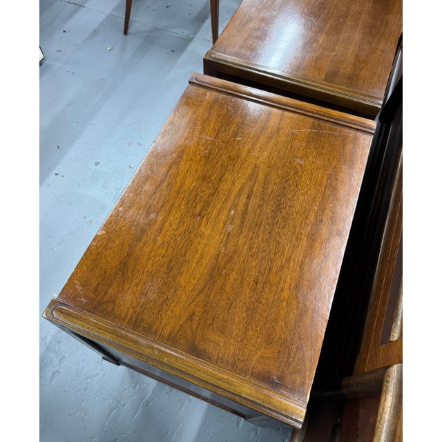 Mid-Century Modern Walnut Night Stands by Hoke Wood Products, Pair For Sale - Image 9 of 16