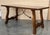 Wood 20th Dining or Console Table of Walnut with Lyre Legs and Heavy Top, Spain For Sale - Image 7 of 18