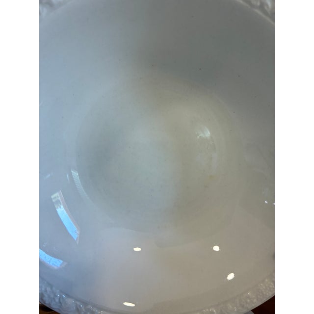 Ceramic Vintage Wedgwood White Embossed Rim Bowls - Set of 6 For Sale - Image 7 of 10