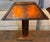 Art Deco Pair of Frank Lloyd Wright Style Oak & Mica Table Lamps, USA, circa 1980s For Sale - Image 3 of 15