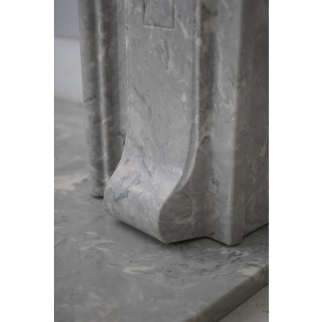 Italian Marble Fireplace Surround For Sale - Image 9 of 14