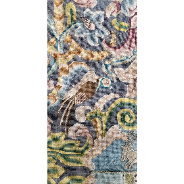 Tan 18th to 19th Century Sampler With Birds & Floral Motif For Sale - Image 8 of 12