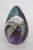 Glass Glass Eye Studio Ges Purple Passion Flower Dichroic Art Egg Paperweight 5194b For Sale - Image 7 of 14