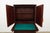 Brown Vintage Butlers Secretary Desk on Chest For Sale - Image 8 of 17