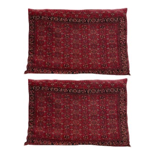 Over-Sized Sister Baluchi Floor Pillows Dog Beds 41" x 72" x 36" - A Pair For Sale