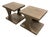 Brownstone Palmer Driftwood End Tables, Pair For Sale