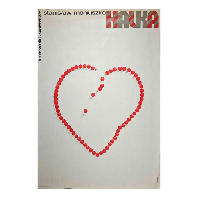 Halka, Stanislaw Moniuszko, Vintage Offset Print, 1970s For Sale