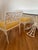 White Vintage Kessler Outdoor Faux Bamboo Aluminum Table and Chairs Set For Sale - Image 8 of 11
