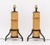 Wood Pair of Modern Bamboo Stalk Floor Lamps For Sale - Image 7 of 8